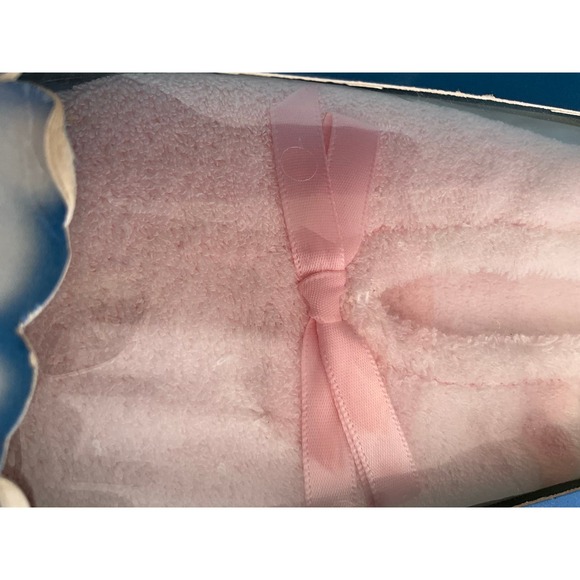 NOS Vintage ARIS ISOTONER SuPeR SoFt Slippers Baby PINK 8-9 - Picture 3 of 5